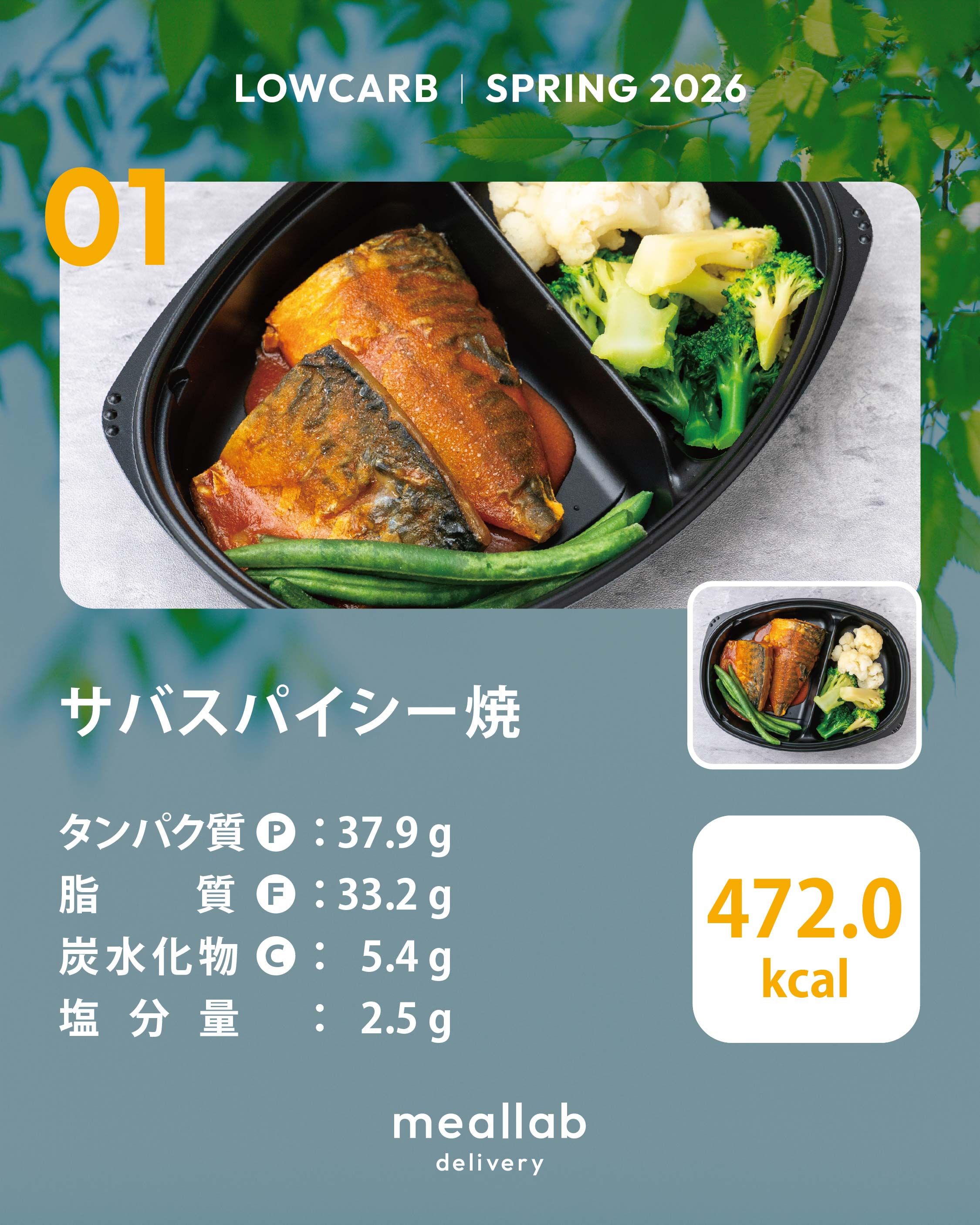 LOWCARB（低糖質・低炭水化物ダイエット）コース｜MEALLAB