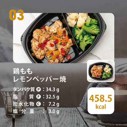 (LOWCARB)鶏ももレモンペッパー焼