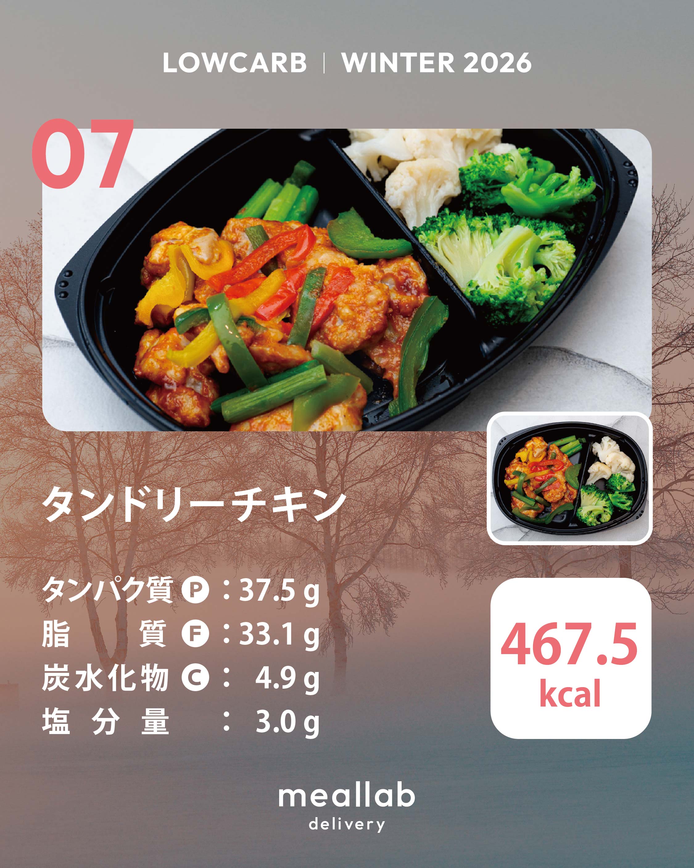 LOWCARB（低糖質・低炭水化物ダイエット）コース｜MEALLAB