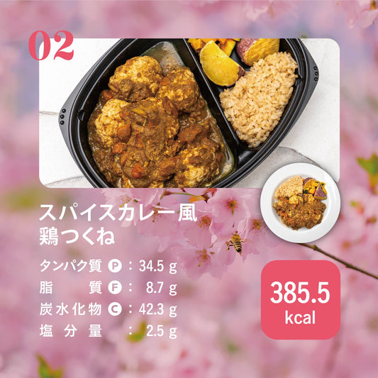 (WOMENS)スパイスカレー風鶏つくね